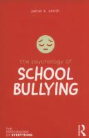 Okładka książki The Psychology of School Bullying