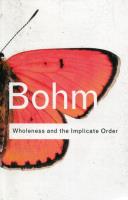 Wholeness and the Implicate Order. Autor: Bohm David. SmakLiter.pl Okładka książki Wholeness and the Implicate Order