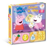 Wśród przyjaciół Świnka Peppa. Zabawa w sklep. Autor: Opracowanie zbiorowe. SmakLiter.pl Okładka książki Wśród przyjaciół Świnka Peppa. Zabawa w sklep