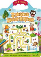 Okładka książki ZAKĄTEK ZWIERZĄTEK DLA 4-LATKÓW ZESZYT 1