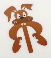 Zakładka metalowa do książki - królik. Wydawca: Thinking Gifts. SmakLiter.pl Opakowanie Zakładka metalowa do książki - królik