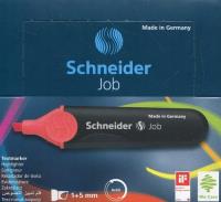 Opakowanie Zakreślacz SCHNEIDER Job 1-5 mm czerwony 10 sztuk