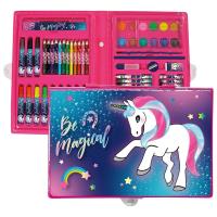 Zestaw artystyczny 71 el. Jednorożec 10 DERFORM. Wydawca: Derform. SmakLiter.pl Opakowanie Zestaw artystyczny 71 el. Jednorożec 10 DERFORM