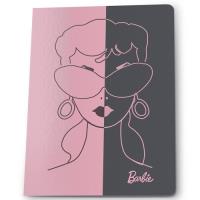 Opakowanie Zeszyt A5 w kratkę 60 kartek Barbie 5 sztuk