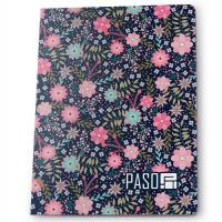 Opakowanie Zeszyt A5 w kratkę 60 kartek Kwiatki 5 sztuk