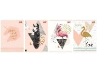 Opakowanie Zeszyt A5/32K linia podw. 2-kol Animals (15szt)