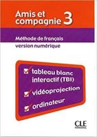 Okładka książki Amis et compagnie 3 materiały do tablicy interakty