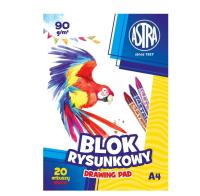 Opakowanie Blok rysunkowy A4/20K 90g (10szt) ASTRA