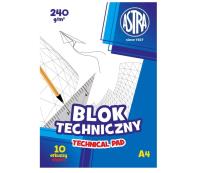 Opakowanie Blok techniczny A4/10K 250g (10szt) ASTRA