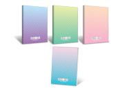 Opakowanie Brulion A4/96K kratka Ombre Powder pastel (5szt)