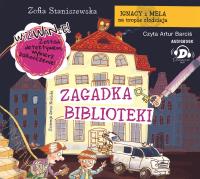 CD MP3 ZAGADKA BIBLIOTEKI IGNACY I MELA NA TROPIE ZŁODZIEJA. Autor: Ewa Owsińska-Miedzińska Zofia Staniszewska. SmakLiter.pl Okładka książki CD MP3 ZAGADKA BIBLIOTEKI IGNACY I MELA NA TROPIE ZŁODZIEJA