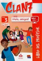 Clan 7 con Hola amigos 3 przew metodyczny. Autor: Castro Maria. SmakLiter.pl Okładka książki Clan 7 con Hola amigos 3 przew metodyczny
