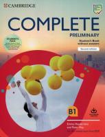 Complete Preliminary Student's Book Pack (SB wo Answers w Online Practice and WB wo Answers w Audio Download). Autor: May Peter, Emma Heyderman. SmakLiter.pl Okładka książki Complete Preliminary Student's Book Pack (SB wo Answers w Online Practice and WB wo Answers w Audio Download)