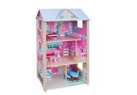 Opakowanie Domek dla lalek drewniany 3 piętrowy