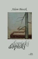 Dopiski. Autor: Adam Bieszk. SmakLiter.pl Okładka książki Dopiski