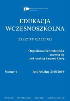 Edukacja wczesnoszkolna nr 4 2018/2019. Autor: praca zbiorowa. SmakLiter.pl Okładka książki Edukacja wczesnoszkolna nr 4 2018/2019