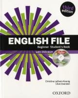 English File 3E Beginner SB OXFORD. Autor: Clive Oxenden; Christina Latham-Koenig. SmakLiter.pl Okładka książki English File 3E Beginner SB OXFORD