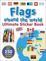 Flags Around the World Ultimate Sticker Book. Wydawca: DK. SmakLiter.pl Opakowanie Flags Around the World Ultimate Sticker Book