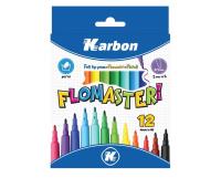 Opakowanie Flamastry 12 kolorów KARBON