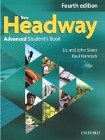 Headway 4E NEW Advanced SB OXFORD. Autor: Liz and John Soars. SmakLiter.pl Okładka książki Headway 4E NEW Advanced SB OXFORD
