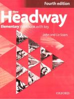 Headway NEW 4E Elementary WB with key OXFORD. Autor: Liz and John Soars. SmakLiter.pl Okładka książki Headway NEW 4E Elementary WB with key OXFORD