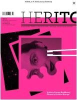 Herito nr.34 Kobiety Europy Środkowej. Autor: praca zbiorowa. SmakLiter.pl Okładka książki Herito nr.34 Kobiety Europy Środkowej