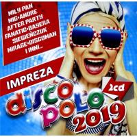 Impreza Disco Polo 2019. CD. Autor: praca zbiorowa. SmakLiter.pl Okładka książki Impreza Disco Polo 2019. CD