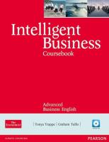 Okładka książki Intelligent Business Advanced CB + CD PEARSON