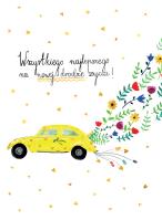 Okładka książki Karnet B6 Ślub - Auto