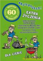 Opakowanie Karnet Party naklejany B6+koperta Urodziny 60 wz04