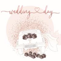 Opakowanie Karnet Swarovski kwadrat Ślub auto