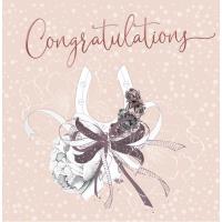 Opakowanie Karnet Swarovski kwadrat Ślub podkowa