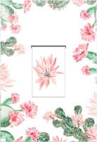 Opakowanie Karnet z zakładką magnetyczną 12x18 cm + koperta Kaktus