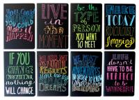 Opakowanie Kieszonkowe Mini Notesy - Cytaty/ 8 sztuk