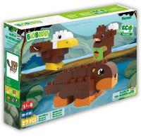 Klocki ekologiczne - Zwierzęta leśne. Wydawca: Qelements. SmakLiter.pl Opakowanie Klocki ekologiczne - Zwierzęta leśne