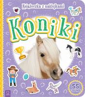 Okładka książki Koniki. Książeczka z naklejkami