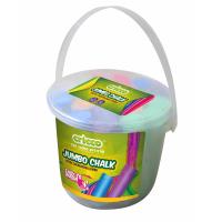 Kreda kolorowa Jumbo wiaderko 20szt CRICCO. Wydawca: Cricco. SmakLiter.pl Opakowanie Kreda kolorowa Jumbo wiaderko 20szt CRICCO