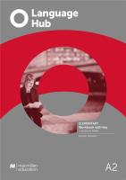 Okładka książki Language Hub Elementary A2 WB + key MACMILLAN