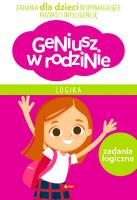 LOGIKA GENIUSZ W RODZINIE. Autor: Iwona Baturo. SmakLiter.pl Okładka książki LOGIKA GENIUSZ W RODZINIE