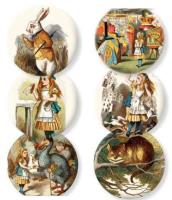 Opakowanie Magnes ozdobny Alice in Wonderland