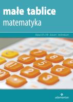 MATEMATYKA MAŁE TABLICE WYD. 15. Autor: Witold Mizerski (red.). SmakLiter.pl Okładka książki MATEMATYKA MAŁE TABLICE WYD. 15
