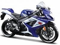 Opakowanie MOTOCYKL SUZUKI GSX-R750 SKALA 1:12 MAISTO 31101