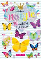 Okładka książki MOTYLE PLUS NAKLEJKI Z BROKATEM