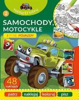 Okładka książki Naklejaj i koloruj. Samochody, motocykle i inne...