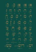 Notes Alfabet Yiddish- Zielony. Wydawca: Austeria. SmakLiter.pl Opakowanie Notes Alfabet Yiddish- Zielony