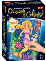 Opakowanie Obrazek z Cekinów. Syrenka