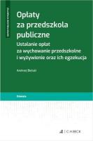 Okładka książki Opłaty za przedszkola publiczne