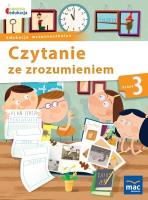 Owocna edukacja SP 3 Czytanie ze zrozumieniem MAC. Autor: Andrzej Pustuła Balbina Piechocińska Czesław Cyra. SmakLiter.pl Okładka książki Owocna edukacja SP 3 Czytanie ze zrozumieniem MAC