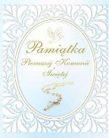 Okładka książki Pamiątka Pierwszej Komunii Świętej (różaniec)