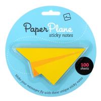 Opakowanie Paper Plane - karteczki samoprzylepne - żółte